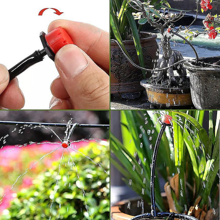 50M Hose Garden Irrigation System Plant Watering DIY Micro Drip Kits.