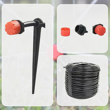 50M Hose Garden Irrigation System Plant Watering DIY Micro Drip Kits.