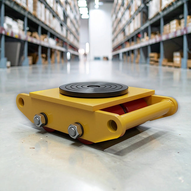 Heavy Duty Machine Dolly Skate Machinery Roller Mover Cargo Trolley 6T.