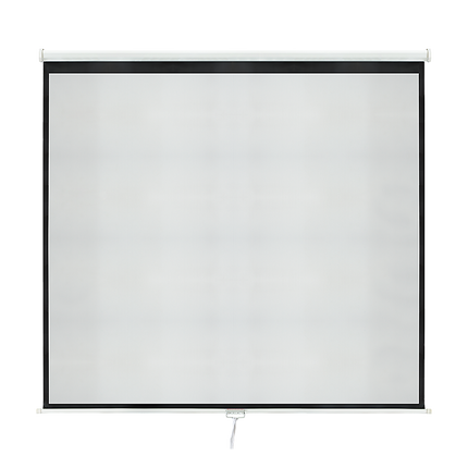 100 Inch 16:9 Manual Pull Down Outdoor Projector Projection Screen Theater Movie.