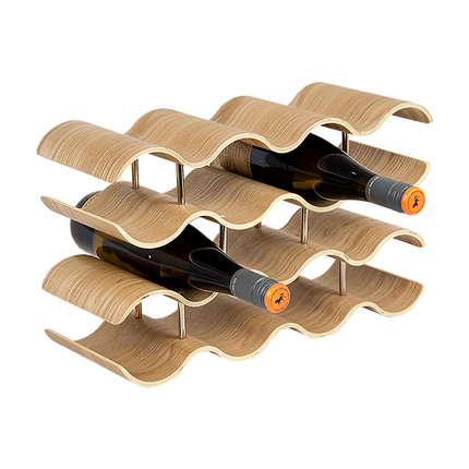 Wooden Wave Wine Rack/Creative Home Grape Wine Holder Shelf Cabinet/Bottle Rack.