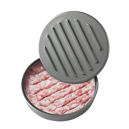 Large Round Hamburger Patty Maker Grill Press Burger Metal Mold Cooking Tools.