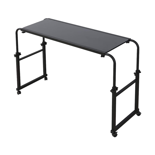 Overbed Table Work Laptop Desk with Wheels.