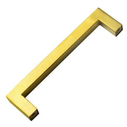 15x Brushed Brass Drawer Pulls Kitchen Cabinet Handles - Gold Finish 128mm.