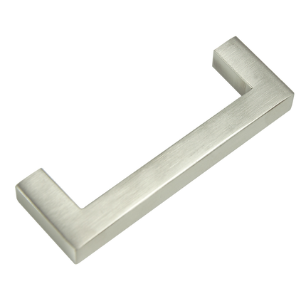 Brushed Nickel Stainless Steel Kitchen Cabinet Square Drawer Pull Door Handles 15-Pack.