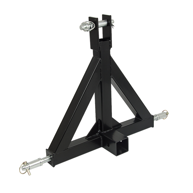 Heavy Duty Steel 3 Point 2" Trailer Hitch Receiver Tow Drawbar For Cat 1 Tractor.