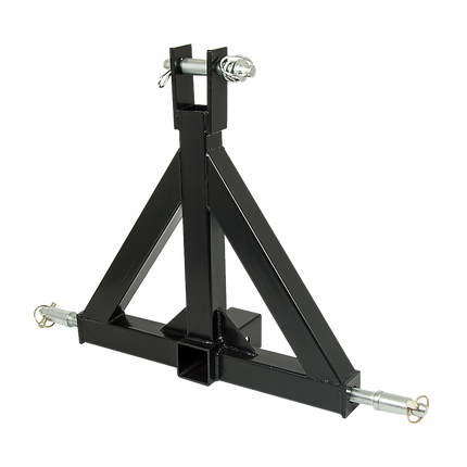 Heavy Duty Steel 3 Point 2" Trailer Hitch Receiver Tow Drawbar For Cat 1 Tractor.