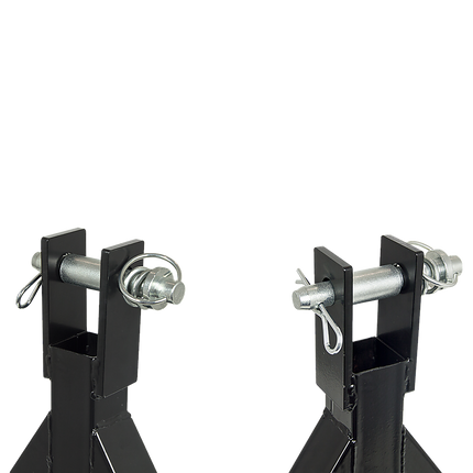 Heavy Duty Steel 3 Point 2" Trailer Hitch Receiver Tow Drawbar For Cat 1 Tractor.