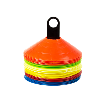 60 Pack Sports Training Discs Markers Cones Soccer AFL Exercise Personal Fitness.