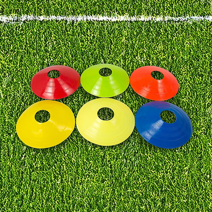 60 Pack Sports Training Discs Markers Cones Soccer AFL Exercise Personal Fitness.