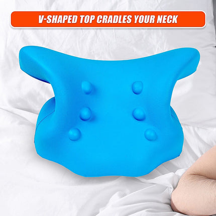 Neck Traction Pillow Rest Cloud Support Neck Stretcher.