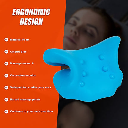 Neck Traction Pillow Rest Cloud Support Neck Stretcher.