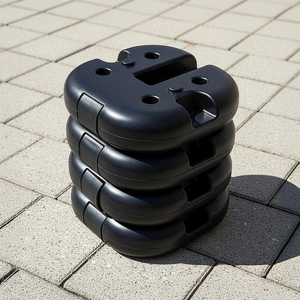 4pcs Outdoor Canopy Tent Leg Weights Anchor Stand Heavy Duty Gazebo Discs Base.
