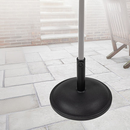 20kg Patio Sun Umbrella Base Durable Parasol Garden Stand Cement Round.