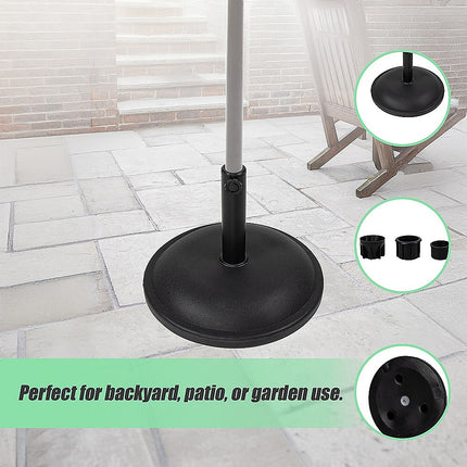 20kg Patio Sun Umbrella Base Durable Parasol Garden Stand Cement Round.