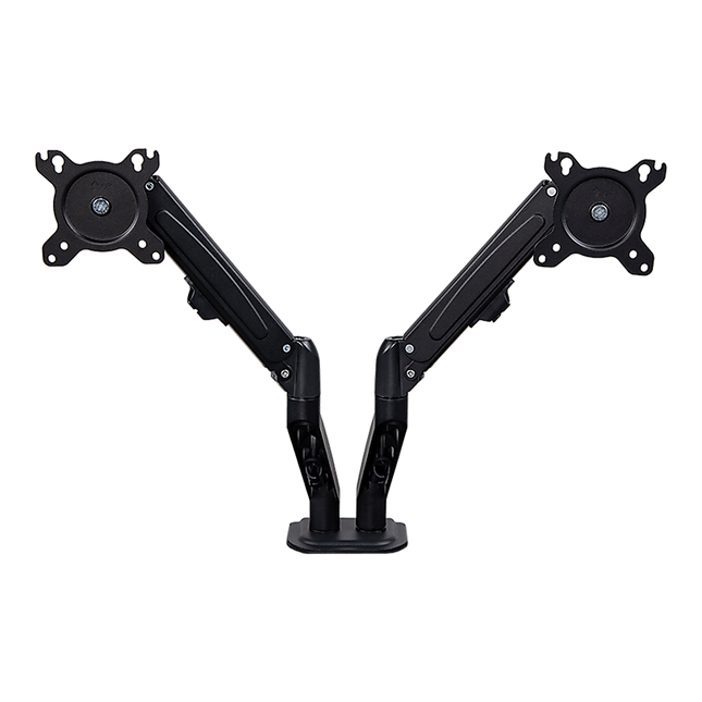 Dual Screen Gas-strut Monitor Stand Mount Desktop Bracket for LED/LC.