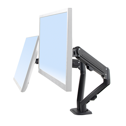 Dual Screen Gas-strut Monitor Stand Mount Desktop Bracket for LED/LC.