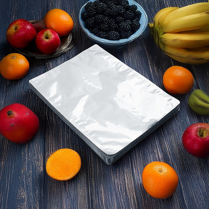100x Food Vacuum Bags Pouch Foil Aluminum Storage Bags Heat Seal 30x40cm.
