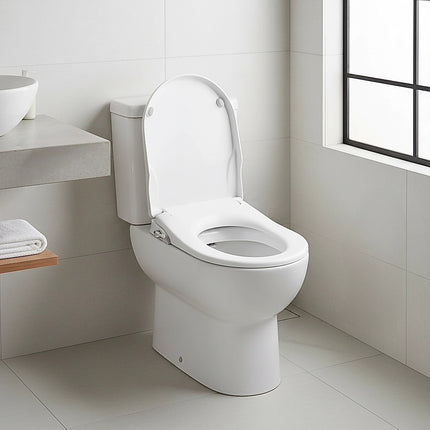 Non Electric Bidet Toilet Seat W/ Cover Bathroom Spray Water Wash.