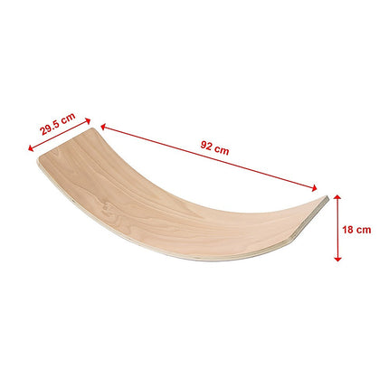 Balance Board Beam Seesaw Wooden Child Kids Adult Yoga.