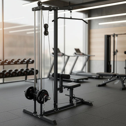 Lat PullDown Low Row Fitness Machine.