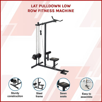 Lat PullDown Low Row Fitness Machine.