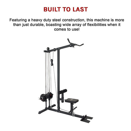 Lat PullDown Low Row Fitness Machine.