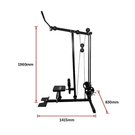 Lat PullDown Low Row Fitness Machine.
