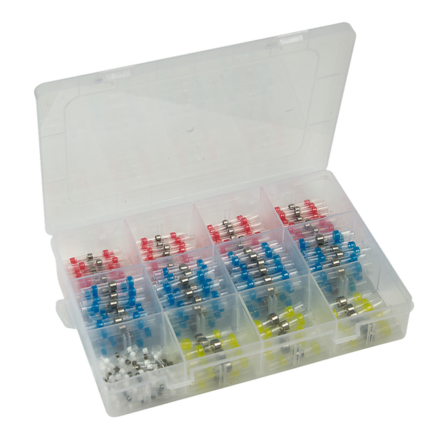 250PCS Waterproof Solder Seal Sleeve Heat Shrink Butt Wire Connectors Terminals.