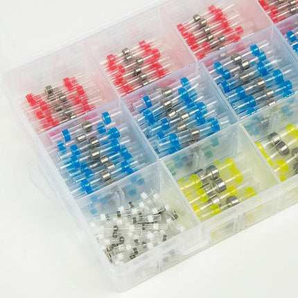 250PCS Waterproof Solder Seal Sleeve Heat Shrink Butt Wire Connectors Terminals.