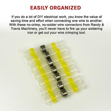 250PCS Waterproof Solder Seal Sleeve Heat Shrink Butt Wire Connectors Terminals.