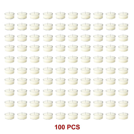 Bulk Buy Unscented SOY WAX Tealights, Soy Wax Tealight Candles - (100pc per set).