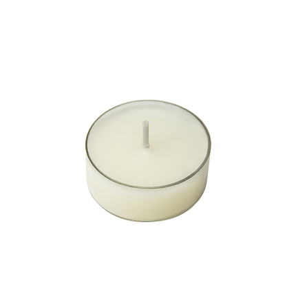 Bulk Buy Unscented SOY WAX Tealights, Soy Wax Tealight Candles - (100pc per set).