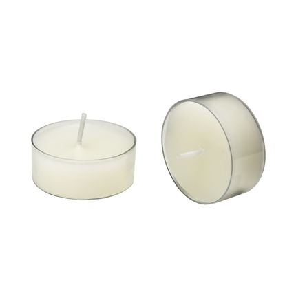 Bulk Buy Unscented SOY WAX Tealights, Soy Wax Tealight Candles - (100pc per set).