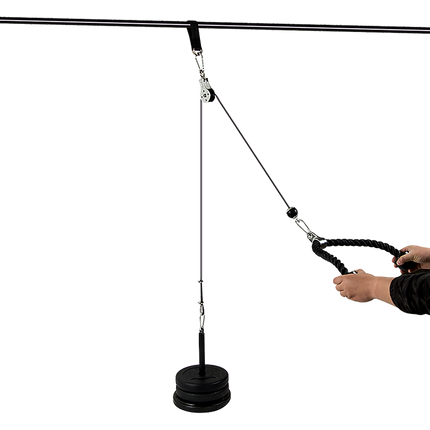 Pulley System Cable Attachment Pull Down Machine DIY Home Gym Workout Kit.