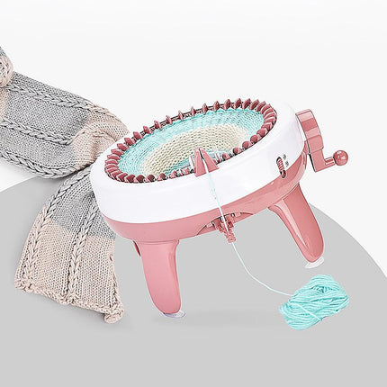 DIY Knitting Machine Smart Weaving Knit Rotating Kids Toy Scarf Sock Hat Gift.