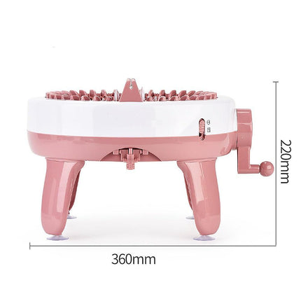 DIY Knitting Machine Smart Weaving Knit Rotating Kids Toy Scarf Sock Hat Gift.