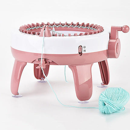 DIY Knitting Machine Smart Weaving Knit Rotating Kids Toy Scarf Sock Hat Gift.