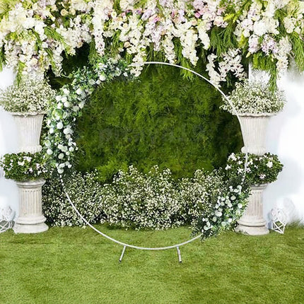 2M Wedding Hoop Round Circle Arch Backdrop Flower Display Stand Frame Background.