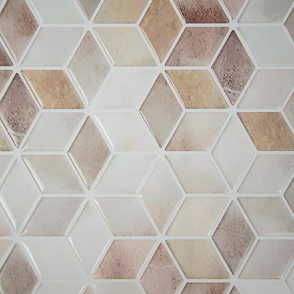 Tiles 3D Peel and Stick Wall Tile Shell Mosaic 10 Sheets.
