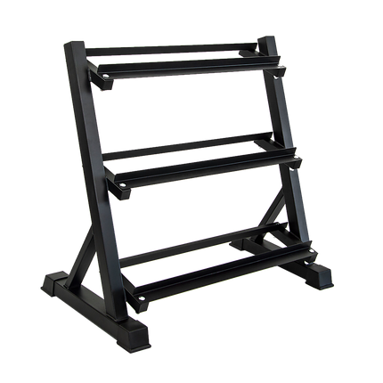 Dumbbell Rack Storage Stand Hex Weight Heavy Duty 3 Tier Wide Home Gym Fitness.