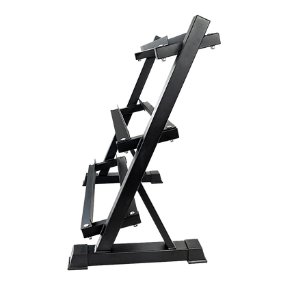 Dumbbell Rack Storage Stand Hex Weight Heavy Duty 3 Tier Wide Home Gym Fitness.