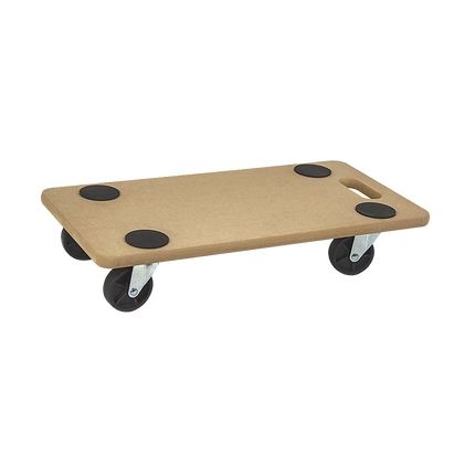 200kg Heavy Duty Hand Dolly Furniture Wooden Trolley Cart Moving Platform Mover.