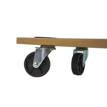 200kg Heavy Duty Hand Dolly Furniture Wooden Trolley Cart Moving Platform Mover.