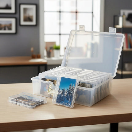 Jumbo Photo Storage Box 1600 4x6 Picture Album Organizer Container Craft Case.