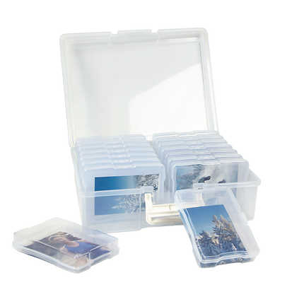 Jumbo Photo Storage Box 1600 4x6 Picture Album Organizer Container Craft Case.