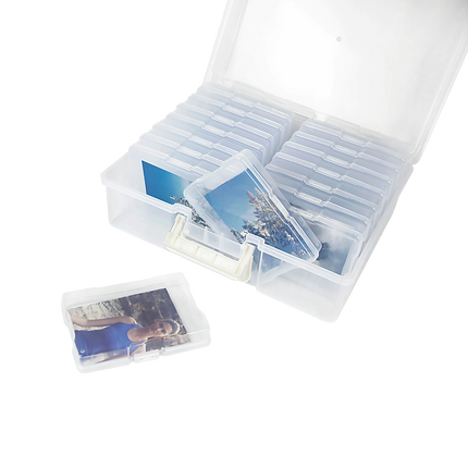 Jumbo Photo Storage Box 1600 4x6 Picture Album Organizer Container Craft Case.