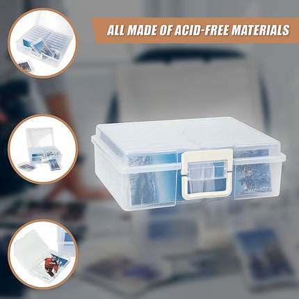 Jumbo Photo Storage Box 1600 4x6 Picture Album Organizer Container Craft Case.