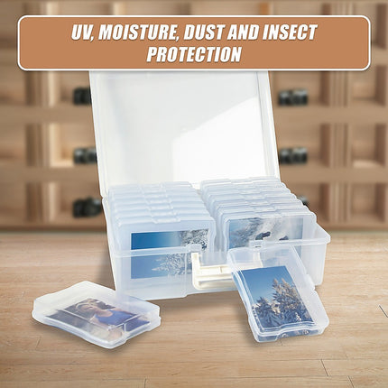 Jumbo Photo Storage Box 1600 4x6 Picture Album Organizer Container Craft Case.