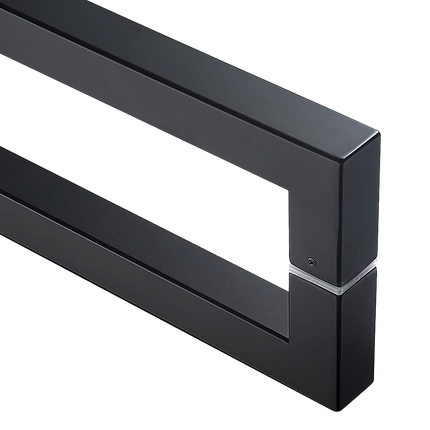 Entrance Door Pull Handle Matte Black 1500mm.